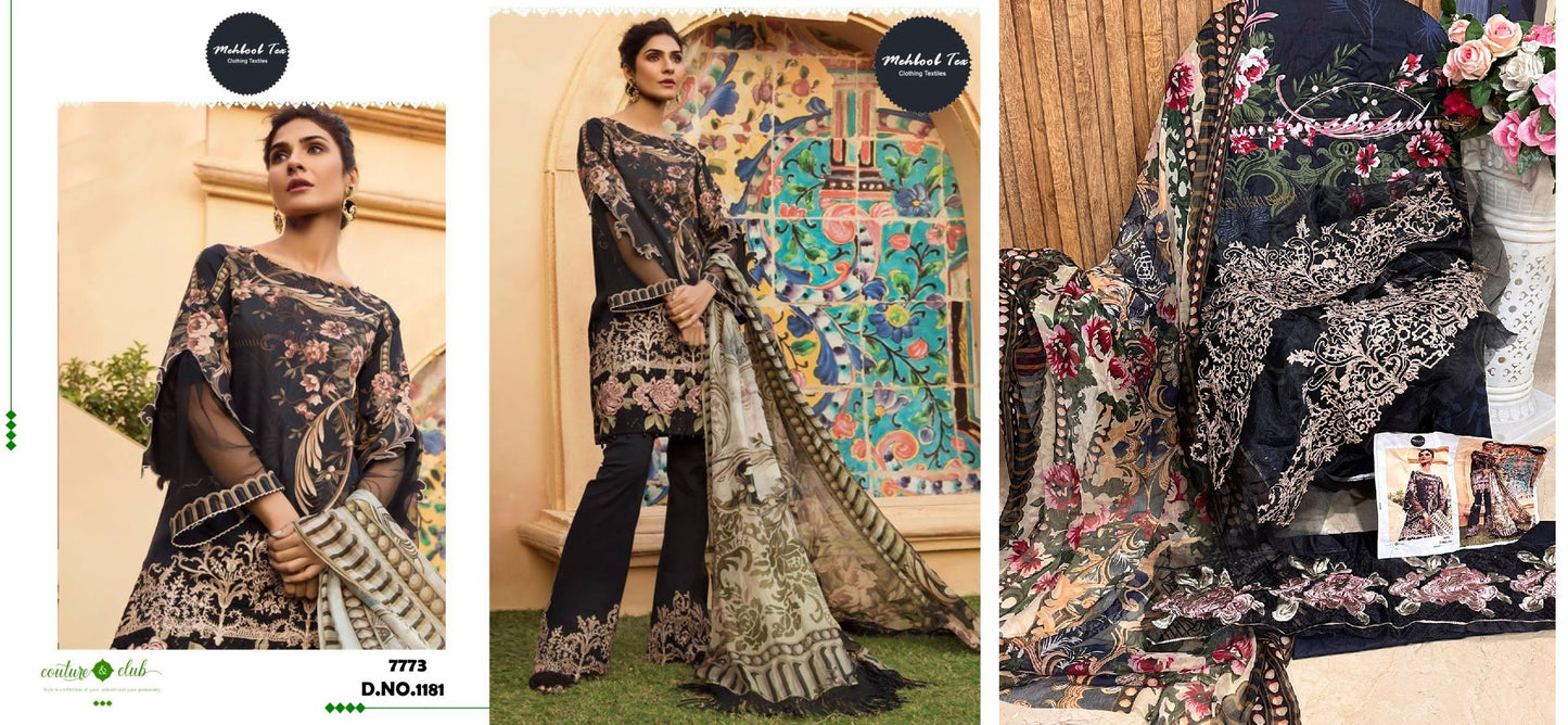 1181 Mehboob Tex Pakistani Salwar Suits