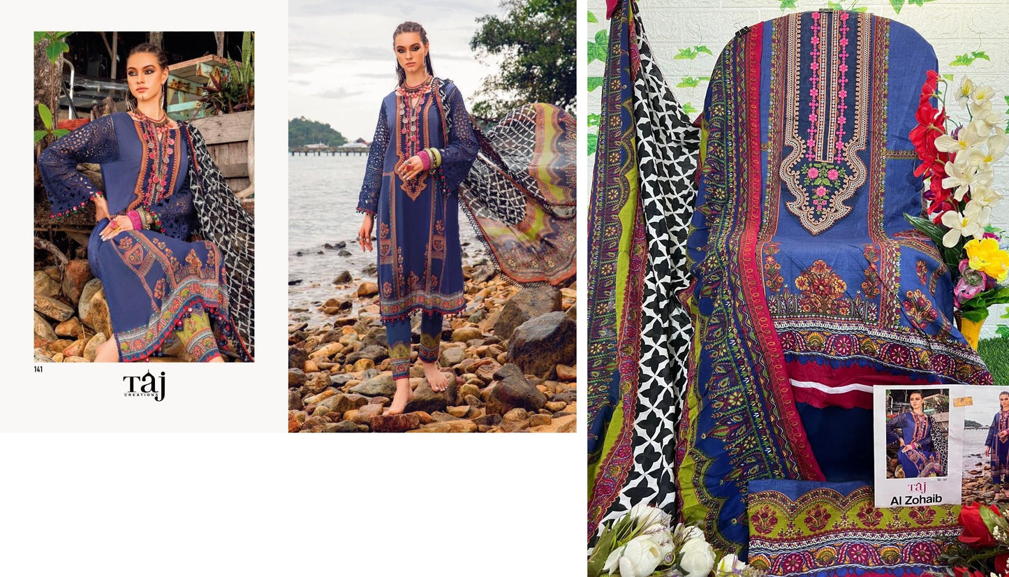 141 Taj Creations Pakistani Salwar Suits
