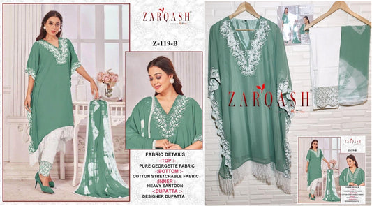 Z-119B Zarqash Pakistani Readymade Suits