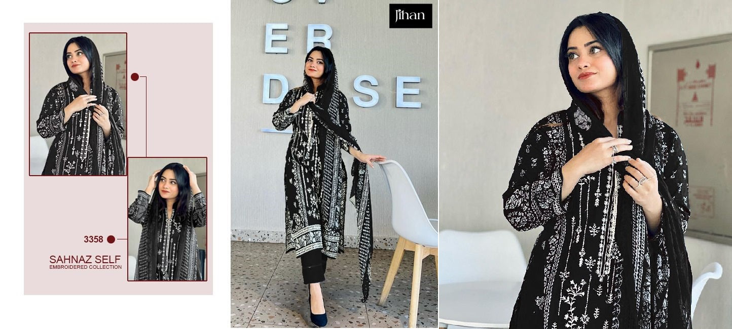 3358 Jihan Pakistani Salwar Suits