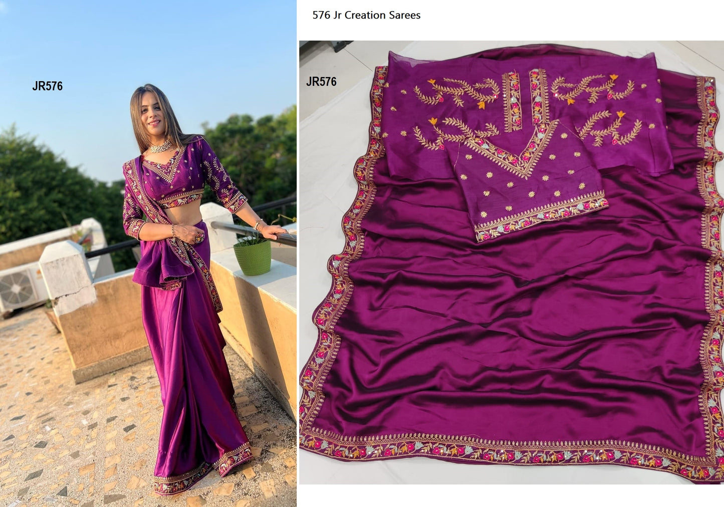 576 Jr Creation Sarees
