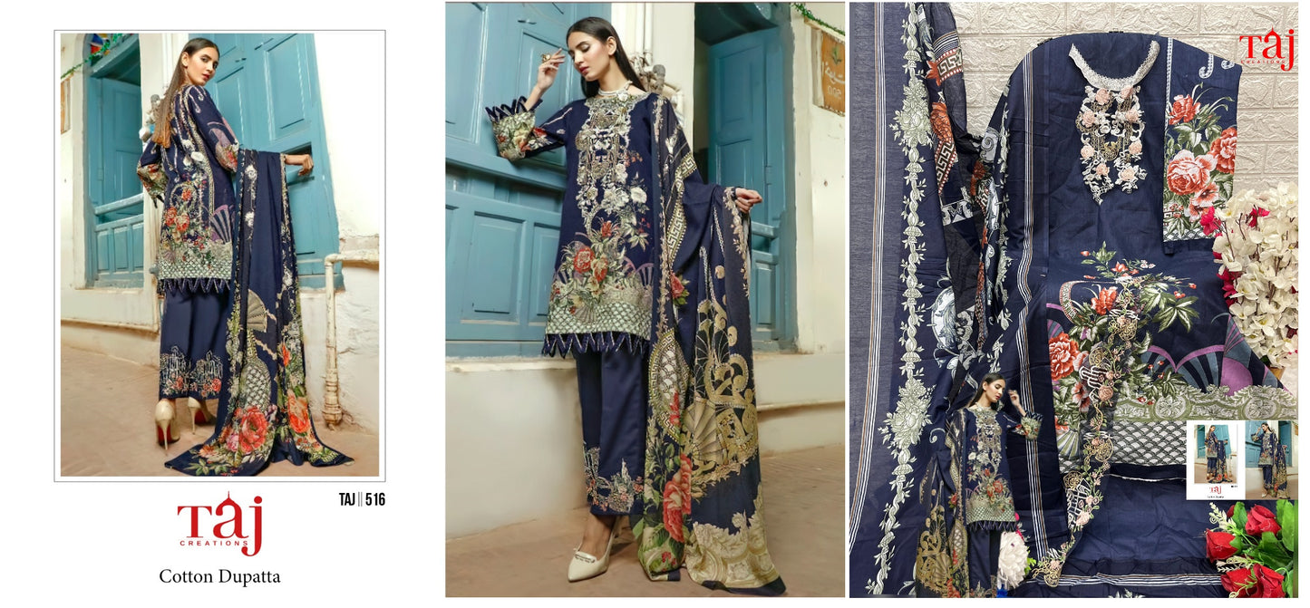 516 Taj Creations Pakistani Salwar Suits