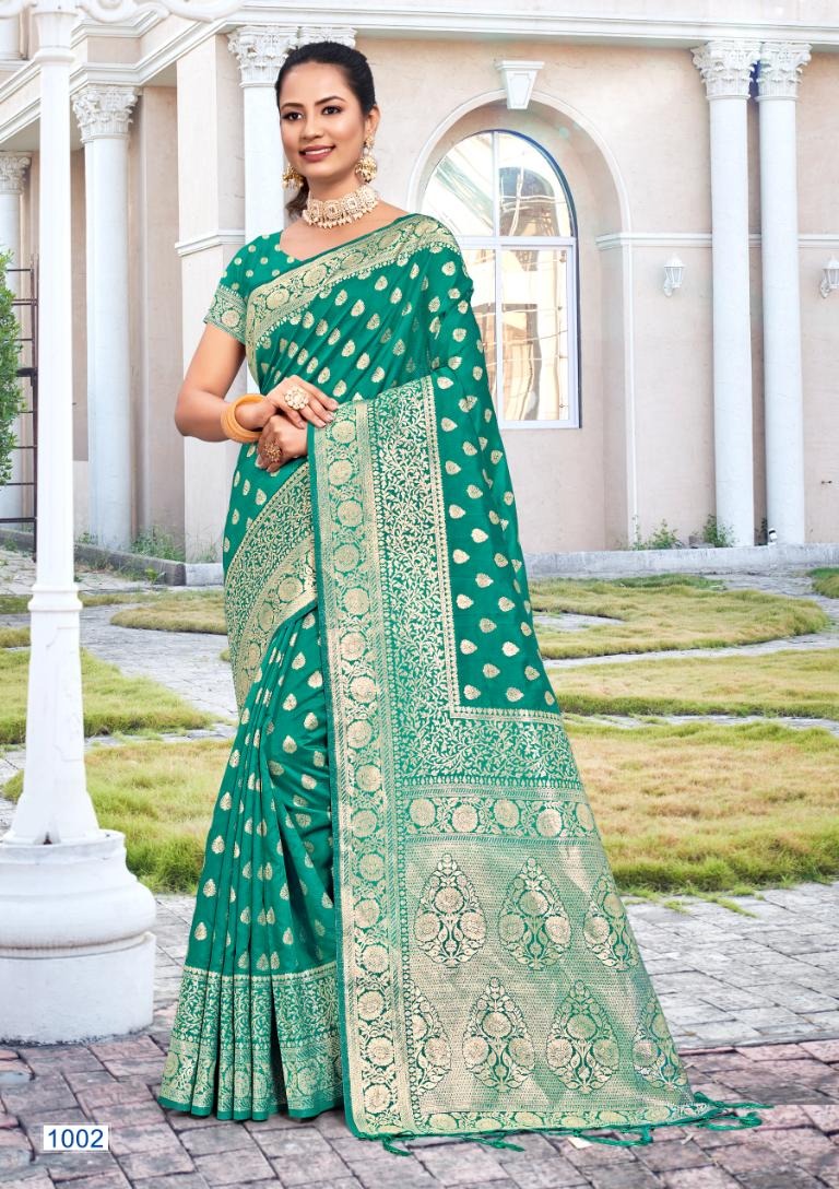 1002 Plazzo Silk Vol 4 Bunawat Sarees