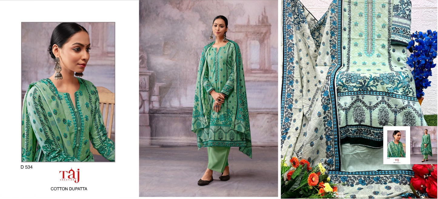 534 Taj Creations Pakistani Salwar Suits