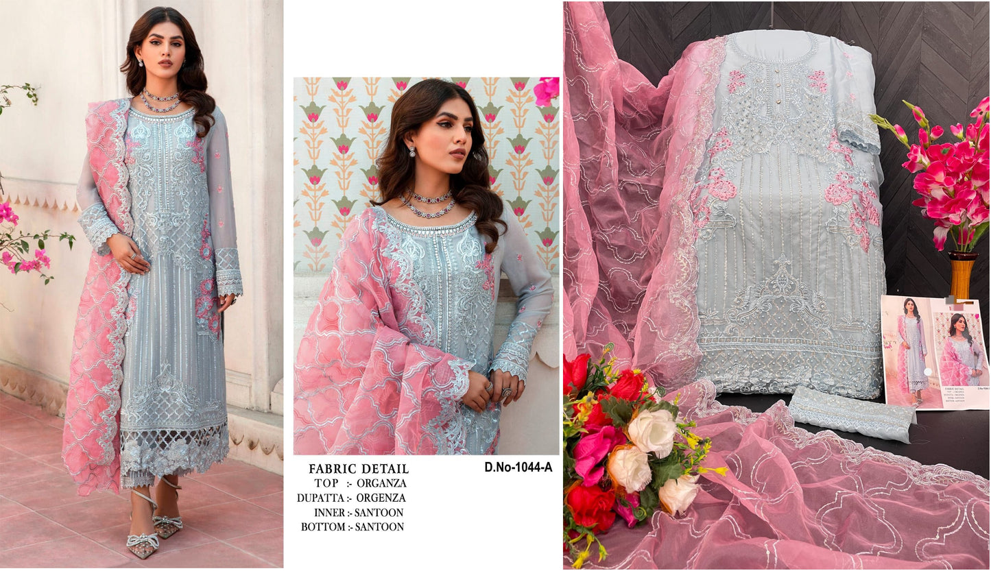 1044A Safa Creation Pakistani Salwar Suits