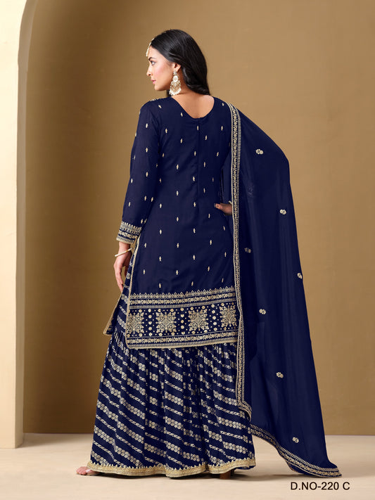 220C Aanaya Vol 220 Dani Creation Art Silk Pakistani Readymade Suits