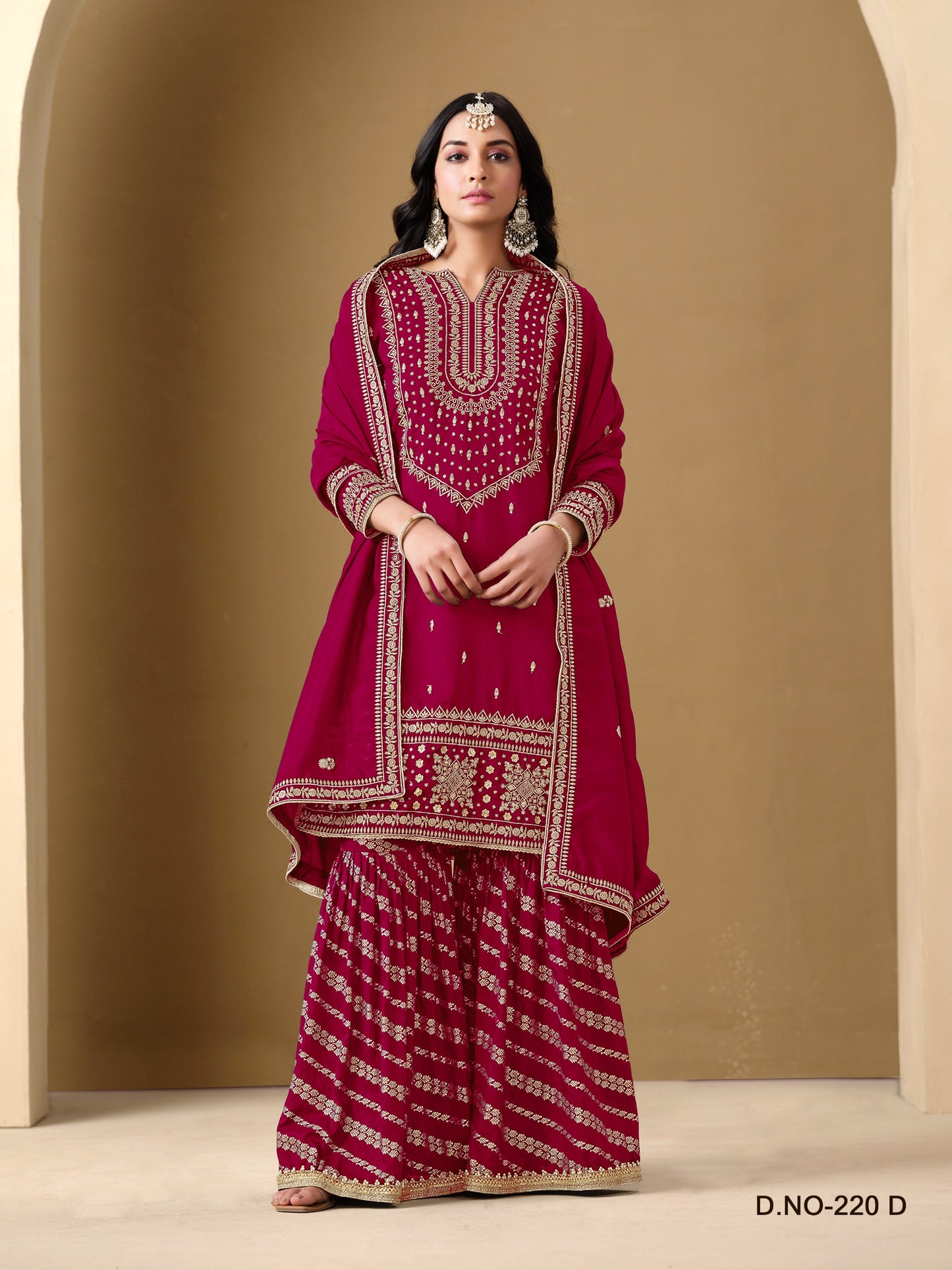 220D Aanaya Vol 220 Dani Creation Art Silk Pakistani Readymade Suits