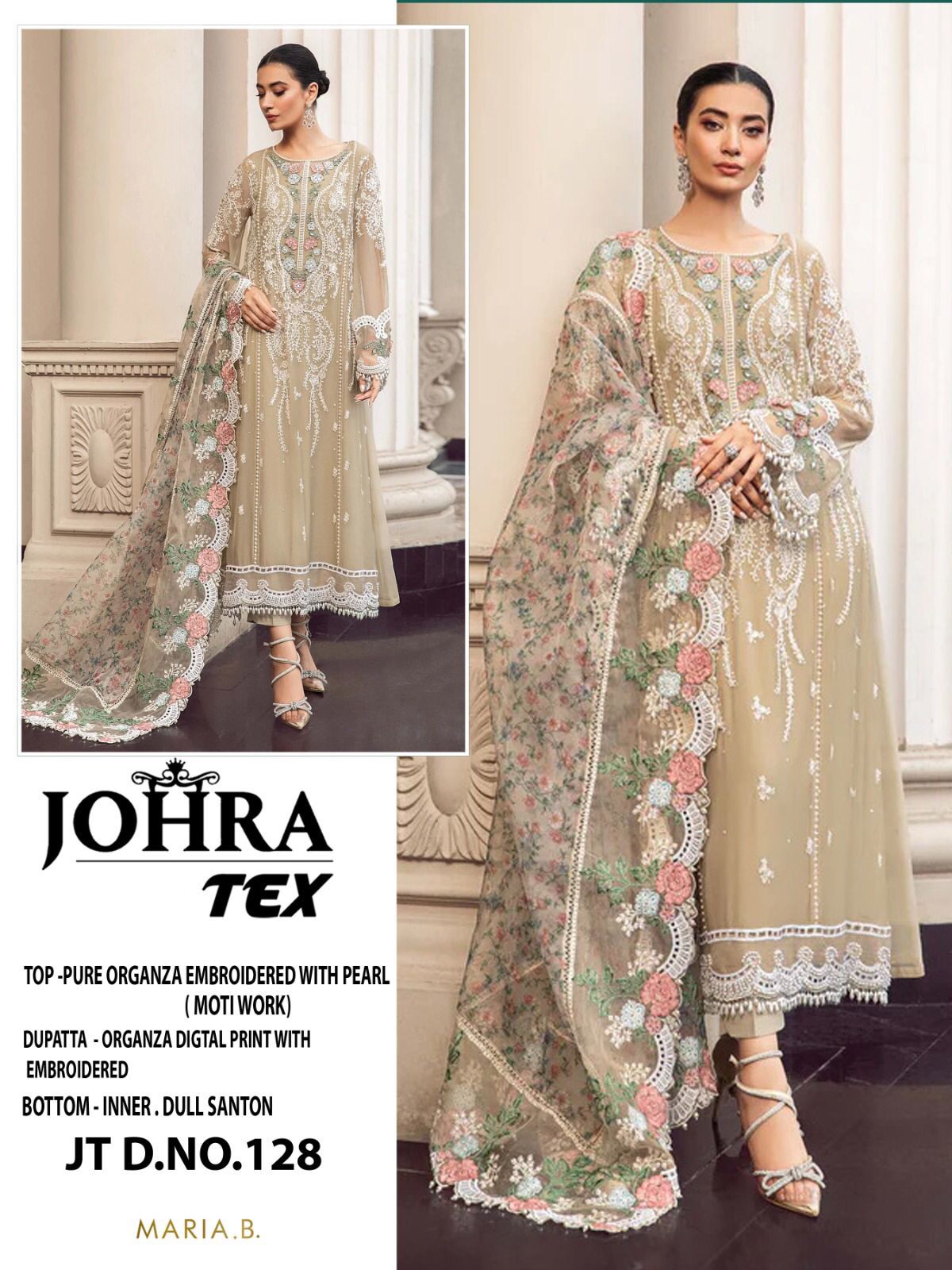 Jt-128 Johra Tex Pakistani Salwar Suits