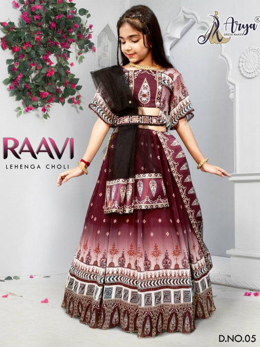 Raavi 05 Adm Girls Lehenga Choli