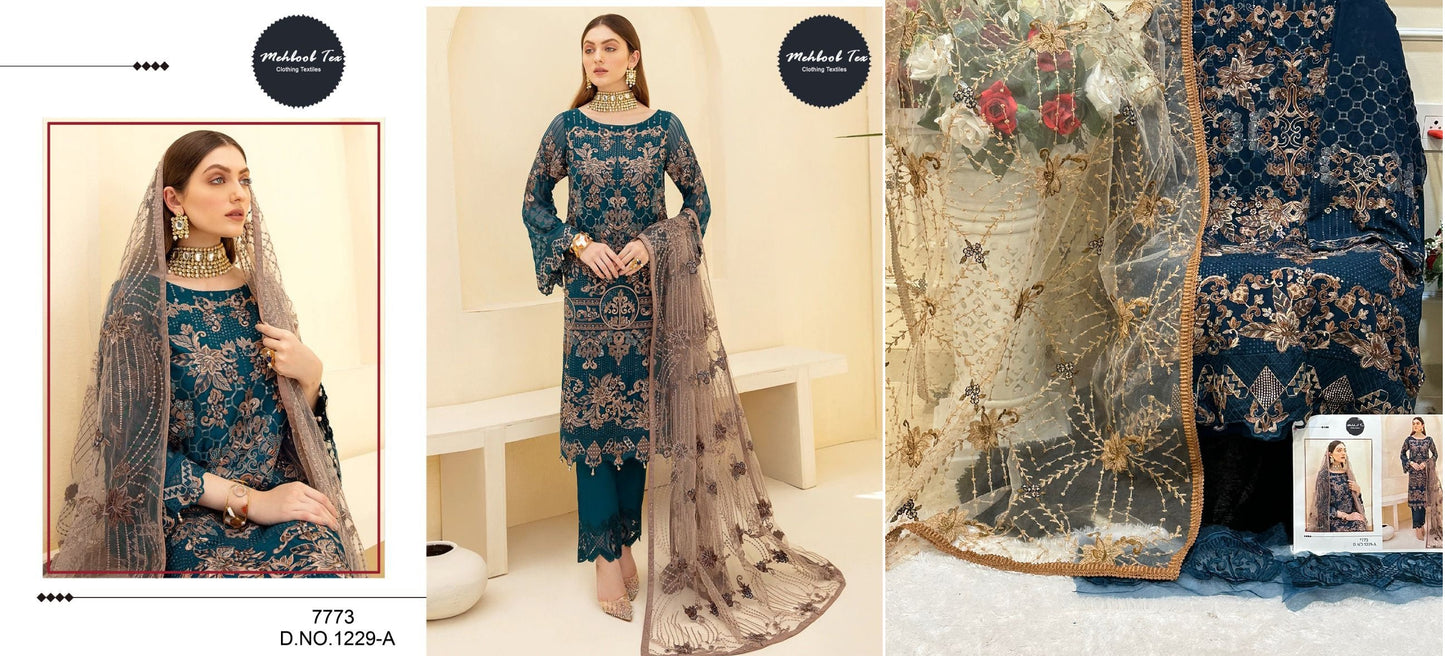 1229A Mehboob Tex Pakistani Salwar Suits