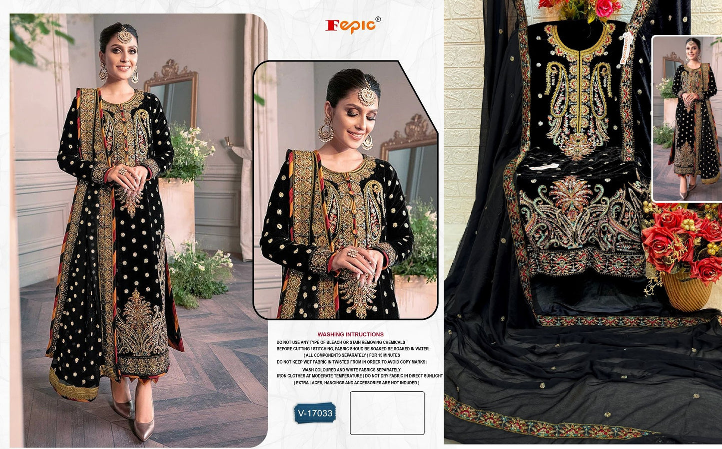 17033 Fepic Pakistani Salwar Suits