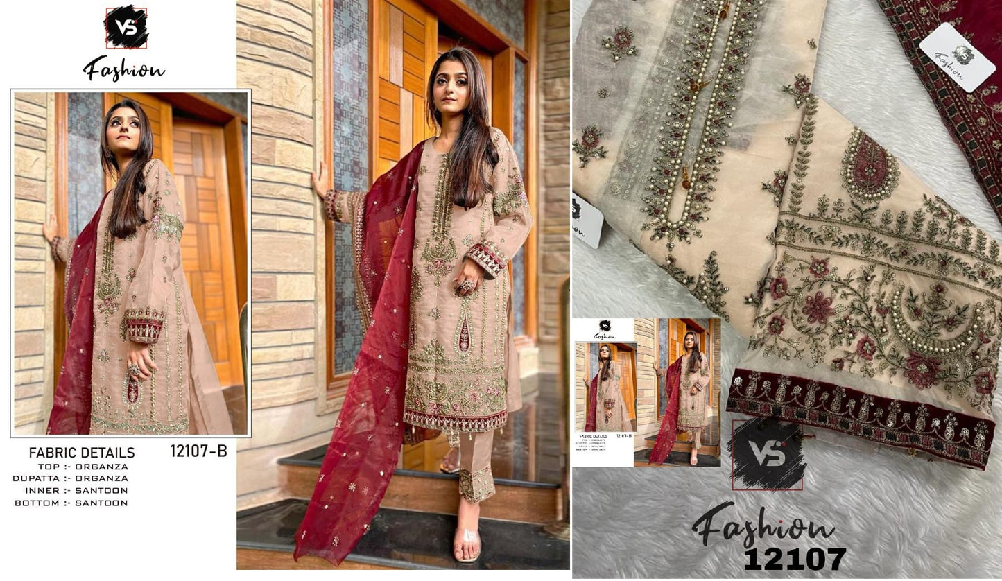 12107B Vs Fashion Pakistani Salwar Suits