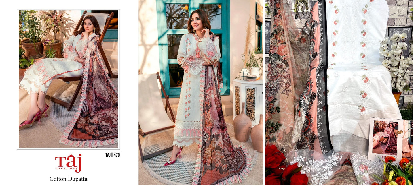 470 Taj Creations Pakistani Salwar Suits