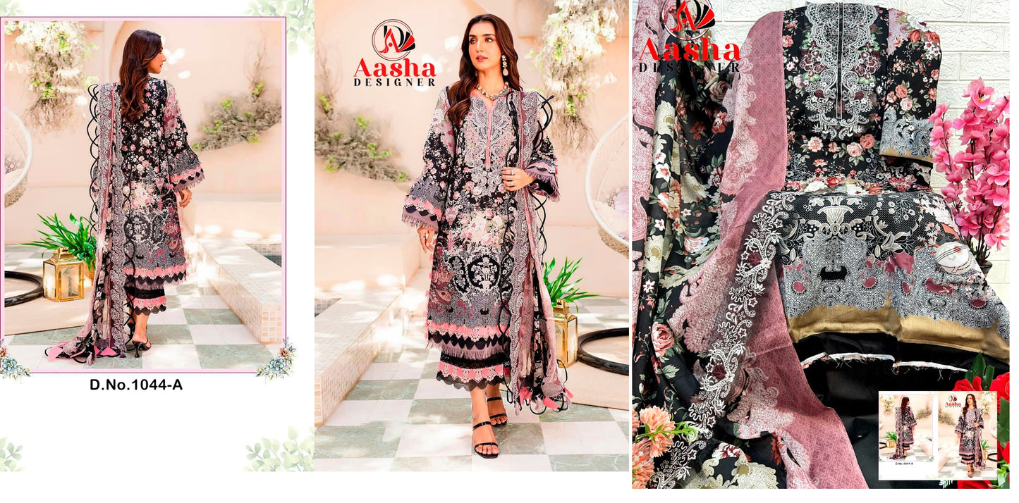 1044A Aasha Designer Pakistani Salwar Suits