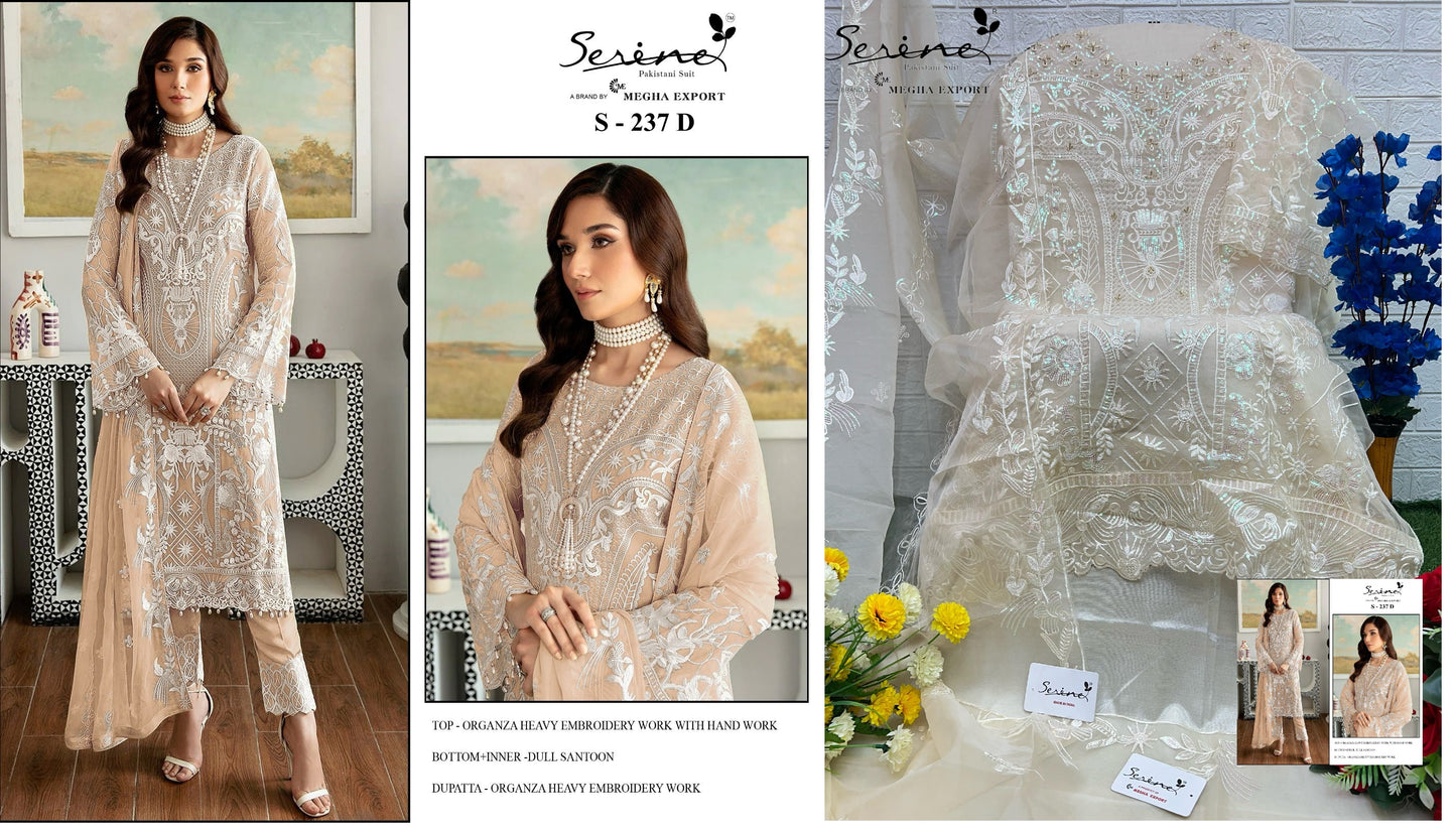 237D Serine Pakistani Salwar Suits