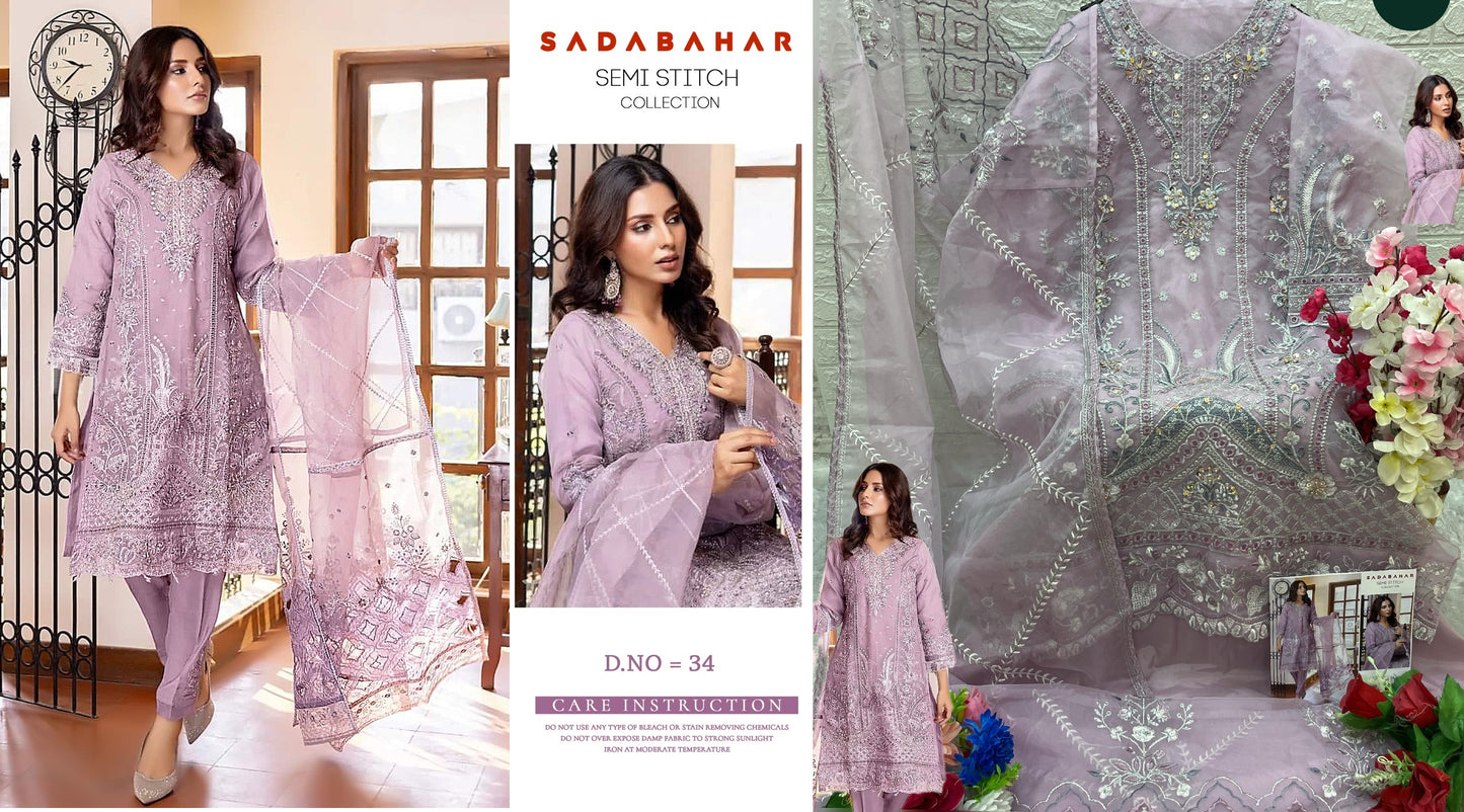 34 Sadabahar Pakistani Salwar Suits