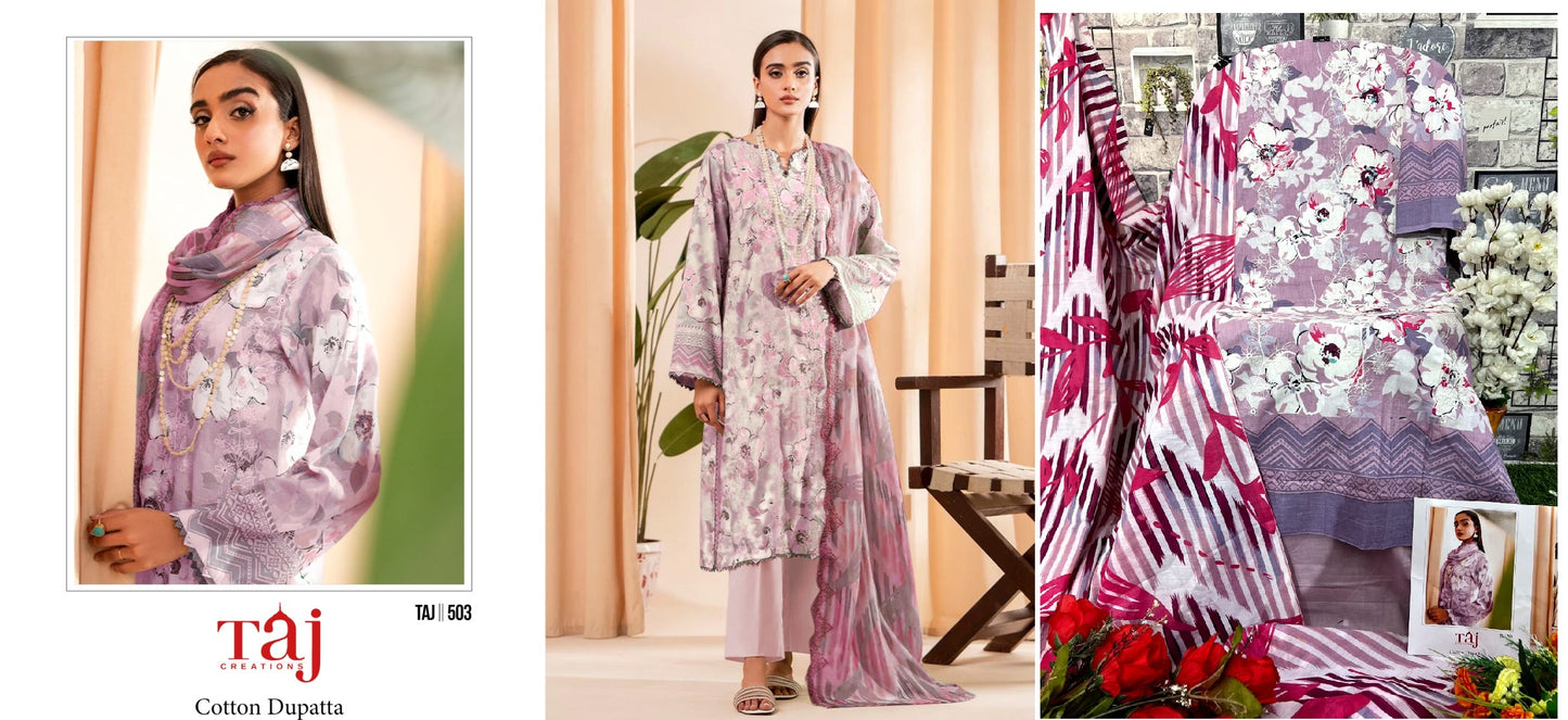 503 Taj Creations Pakistani Salwar Suits