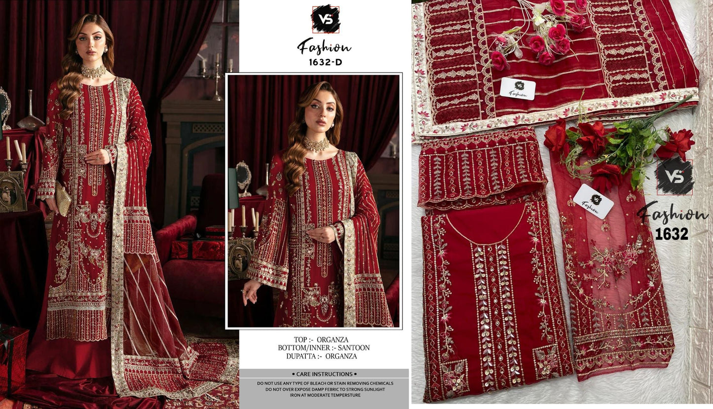 1632D Vs Fashion Pakistani Salwar Suits