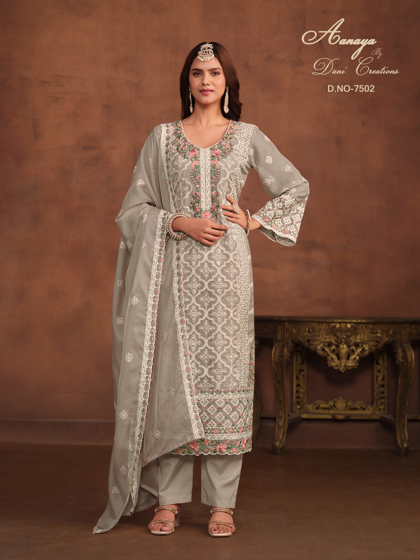 7502 Aanaya Vol 175 Dani Creation Unstitched Suits