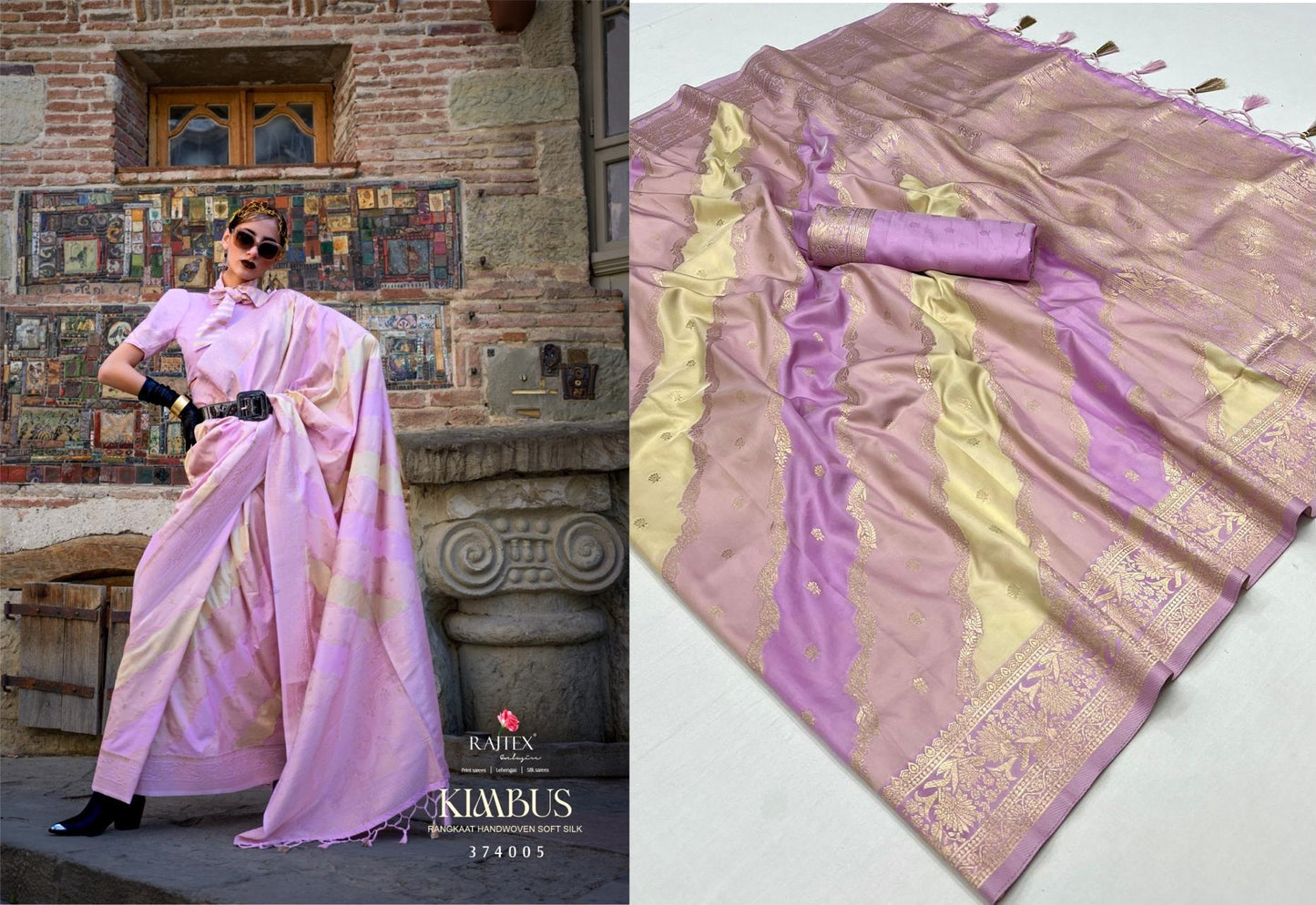 374005 Kimbus Rajtex Sarees