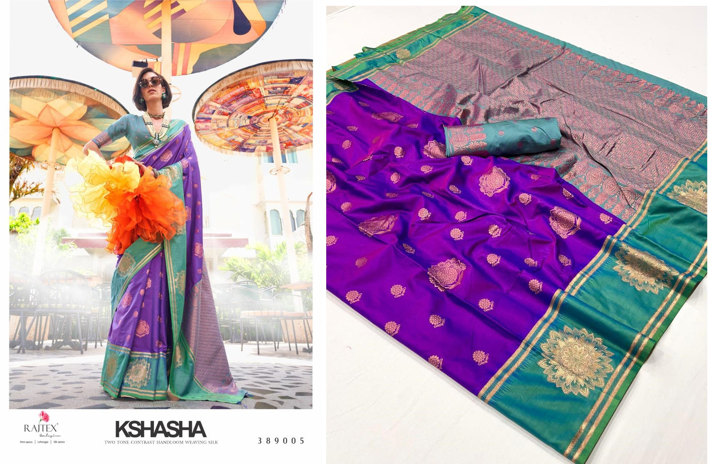 389005 Kshasha Rajtex Sarees
