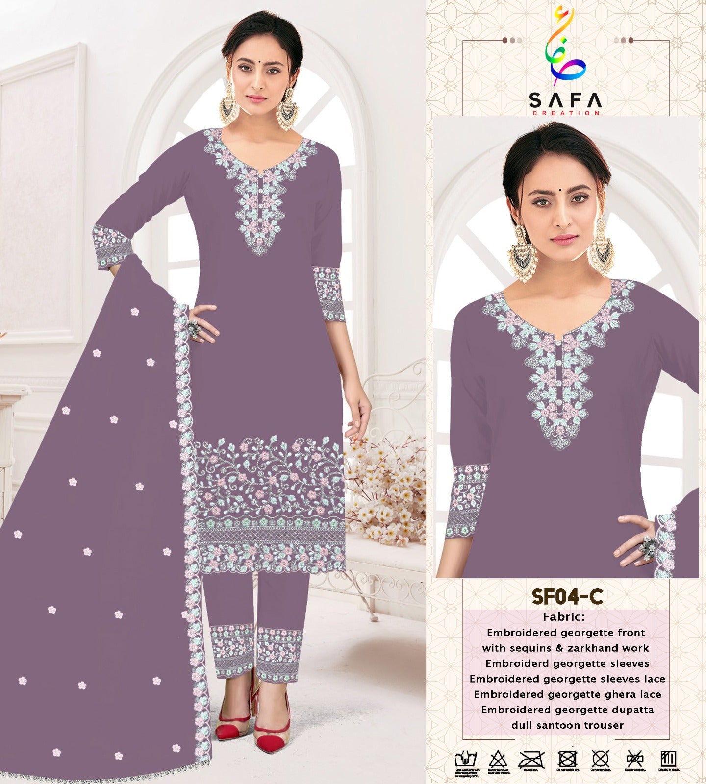 Sf-04C Safa Creation Pakistani Readymade Suits