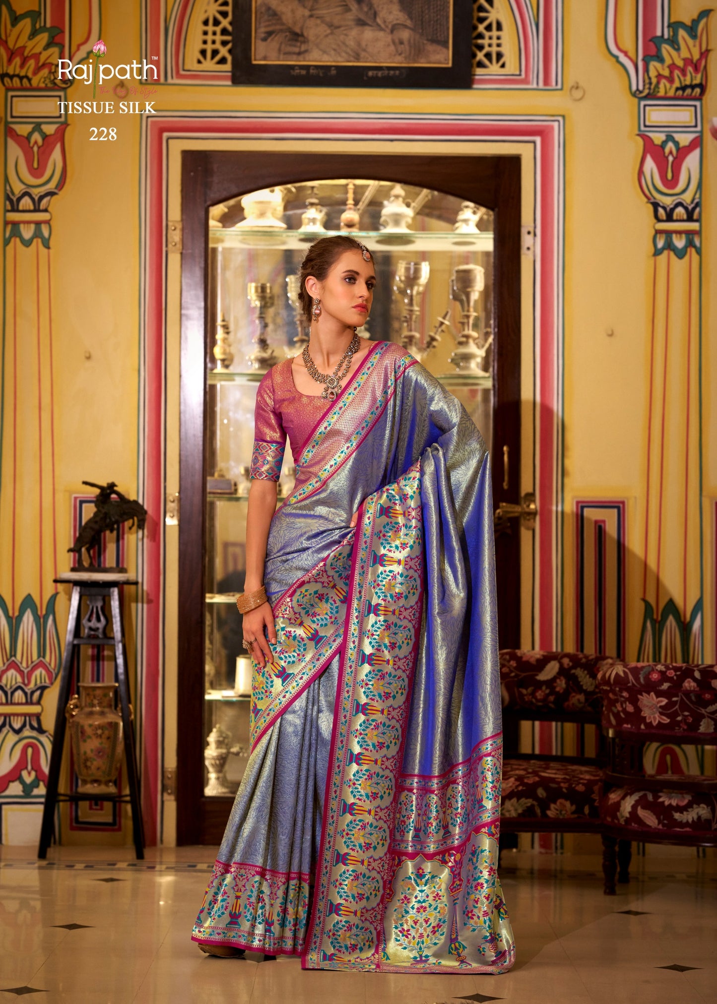 228 Virashat Rajpath Silk Sarees