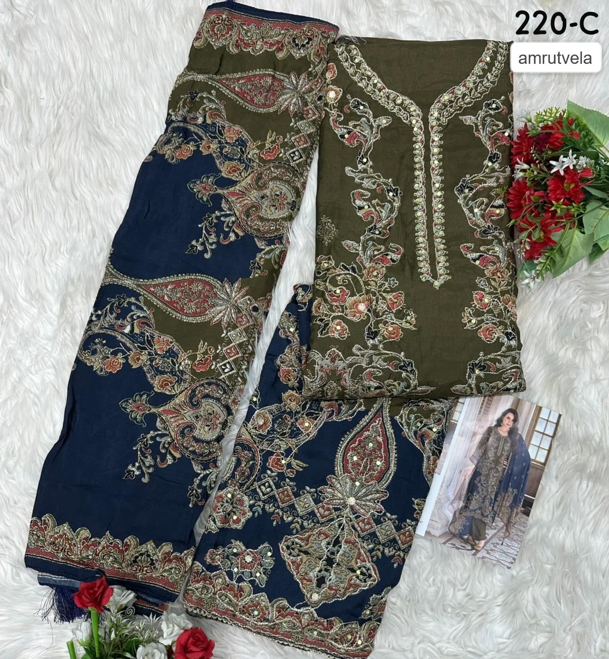 AT-220-C Amrutvela Pakistani Salwar Suit