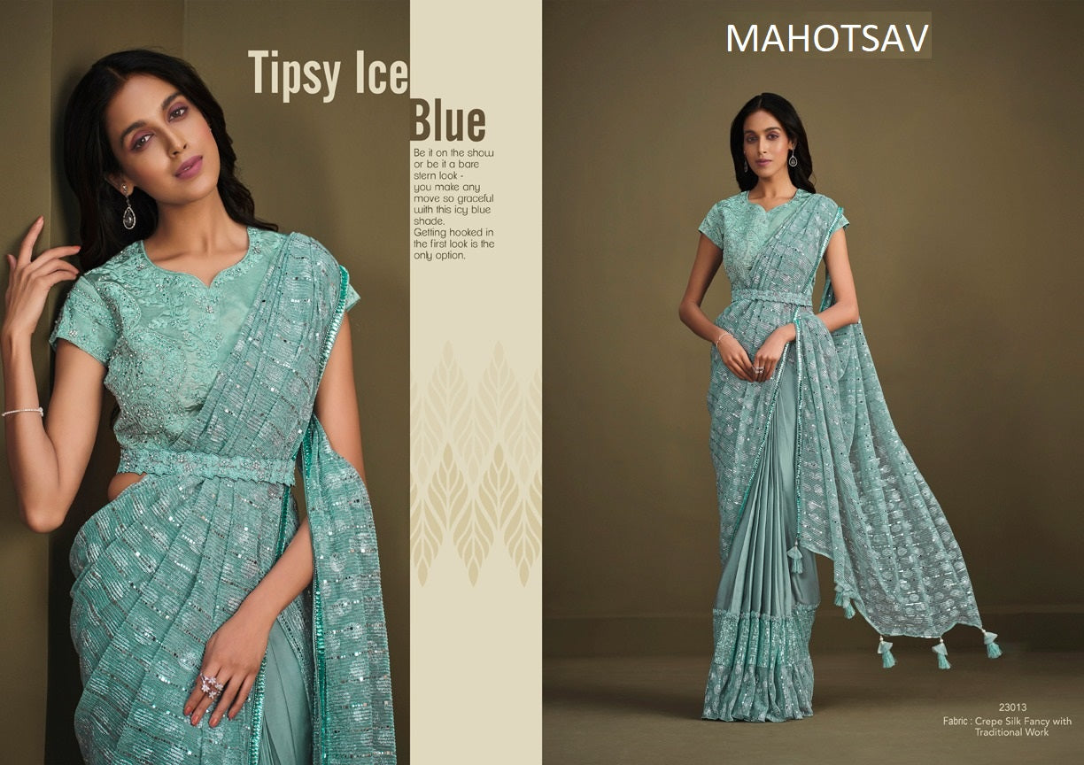 23013 Mohmanthan Mahotsav Silk Sarees