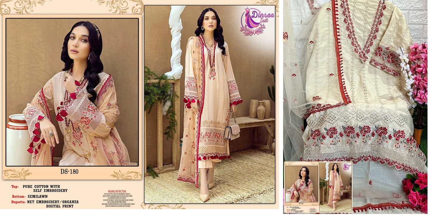 180 Dinsaa Suit Pakistani Salwar Suits
