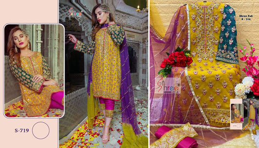 S-719 Shree Fabs Pakistani Salwar Suits