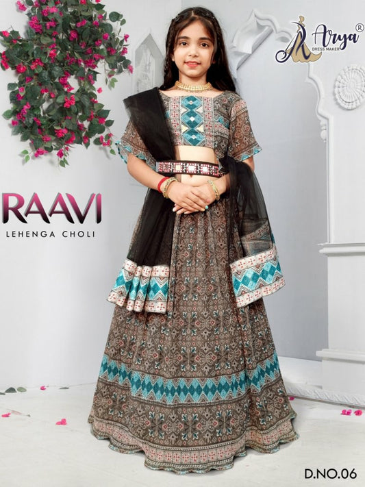 Raavi 06 Adm Girls Lehenga Choli