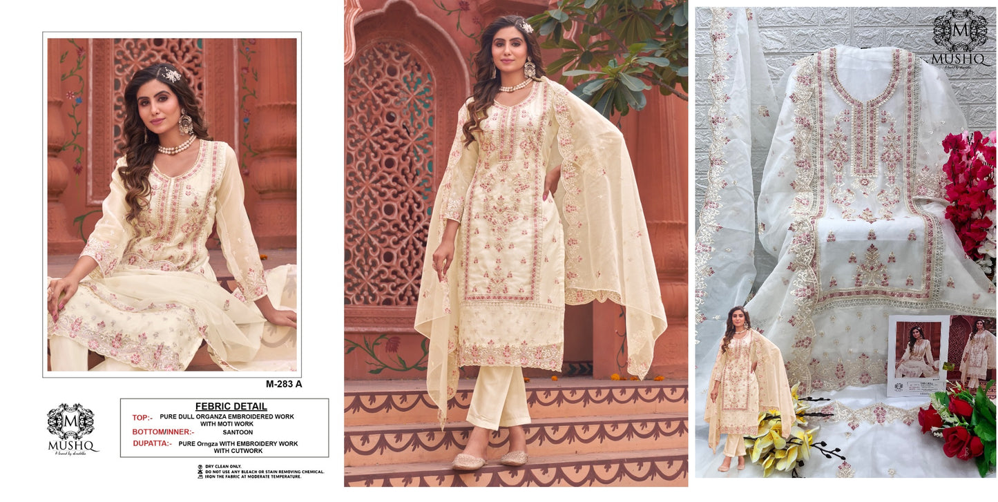 283A Mushq Pakistani Salwar Suits