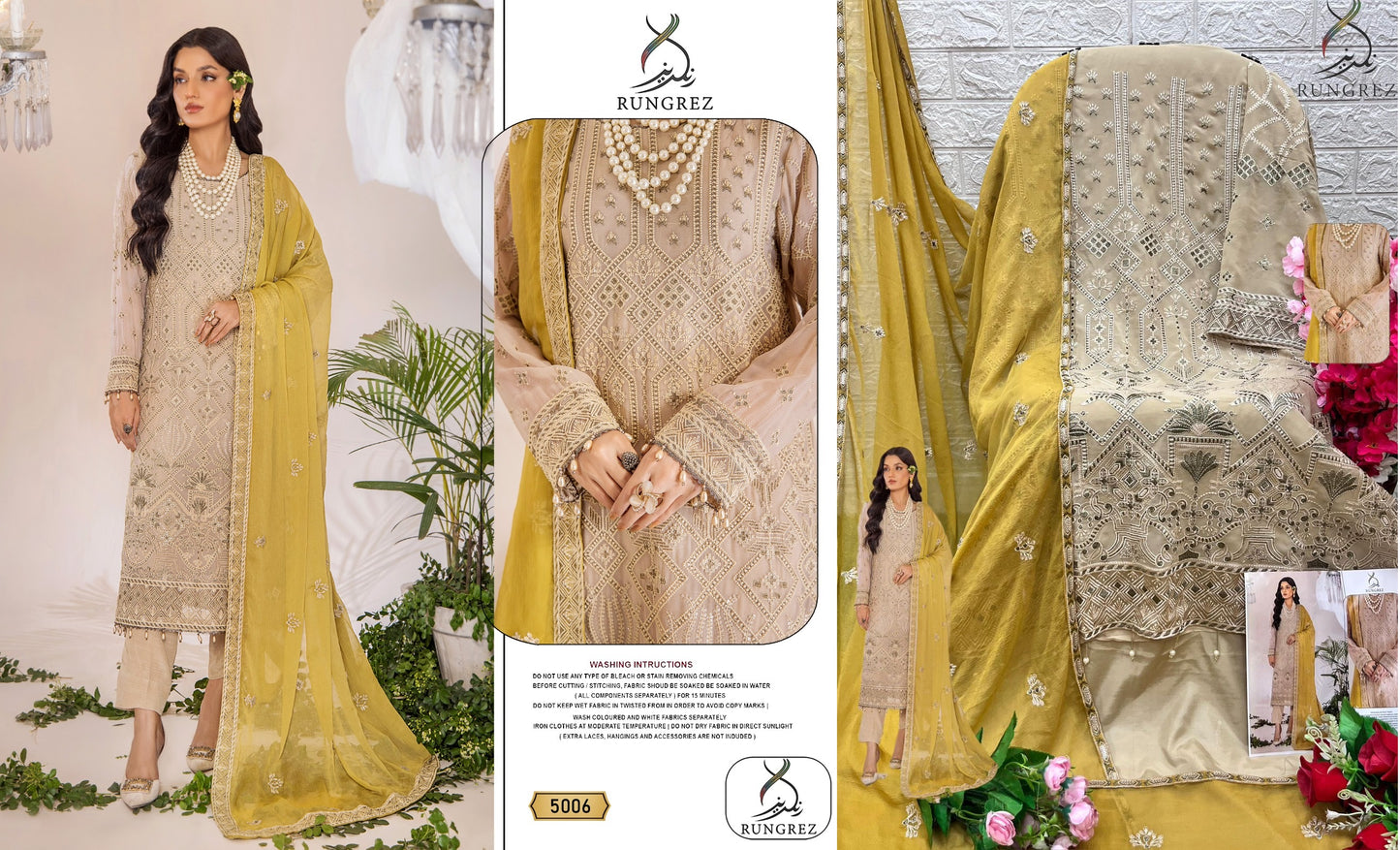 5006 Rungrez Pakistani Salwar Suits