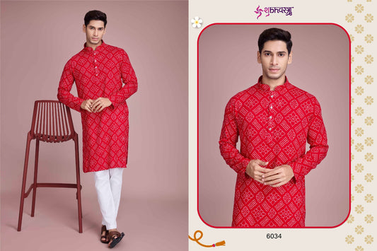 6034 Navratri 2024 Shubhvastra Mens Kurta