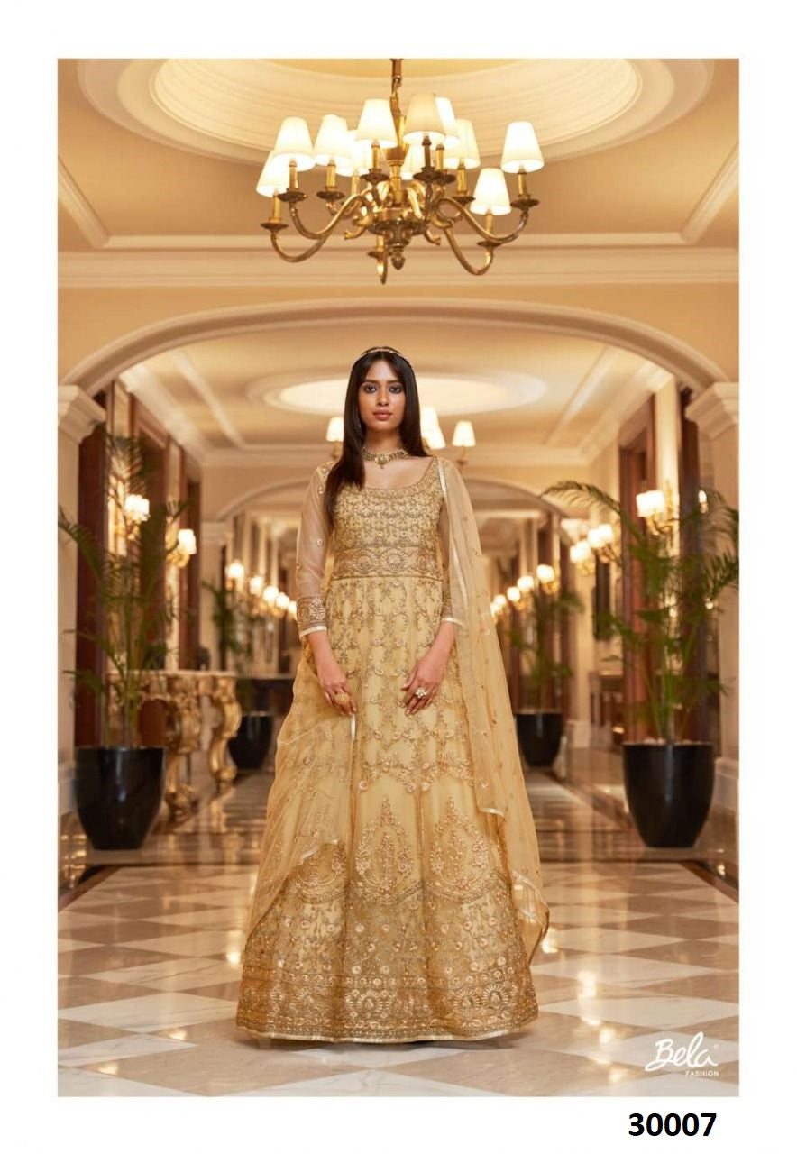 3007 Sabhyata Bela Fashion Unstitched Suits