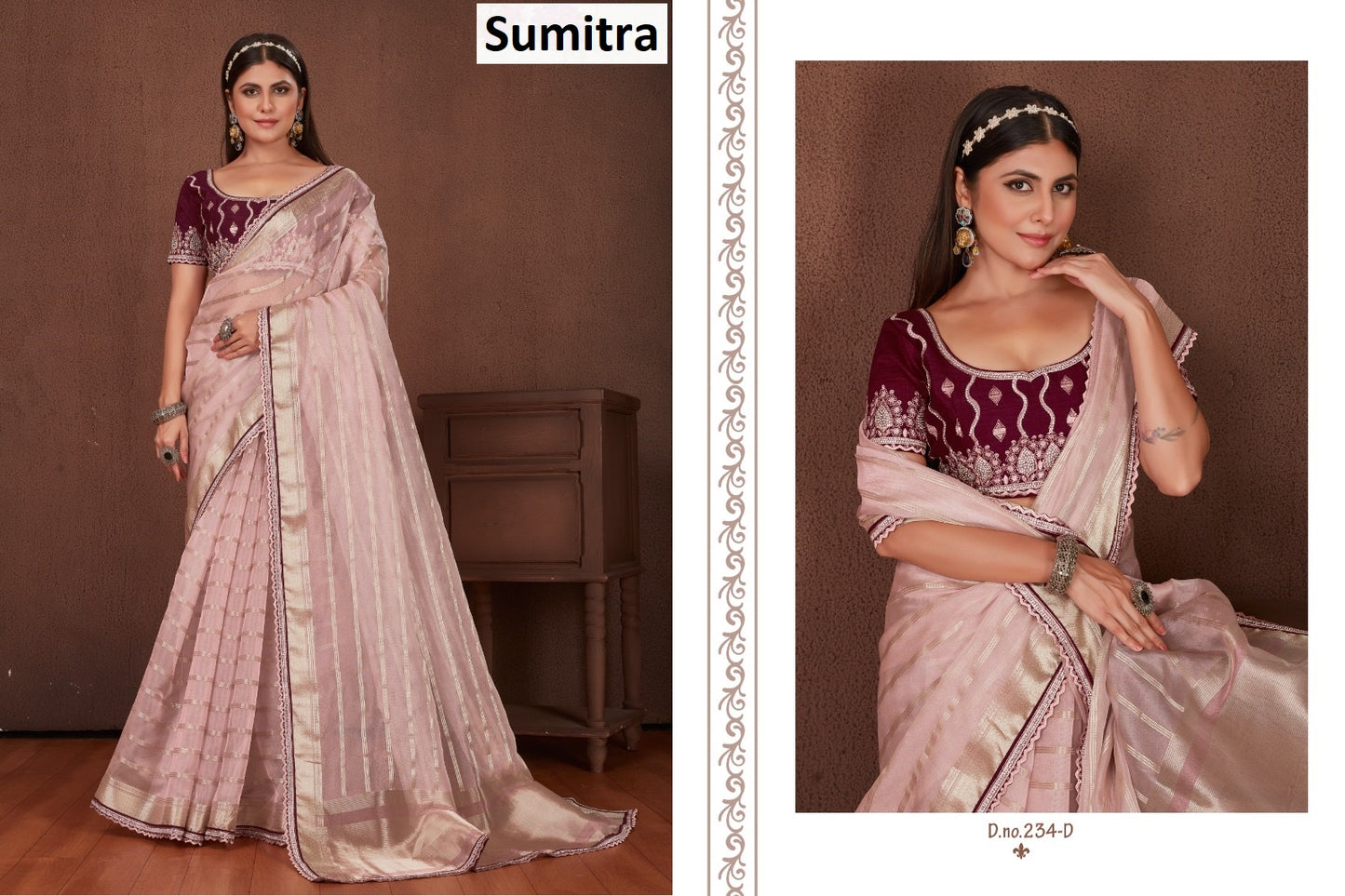 234D Sumitra Nylon Sarees