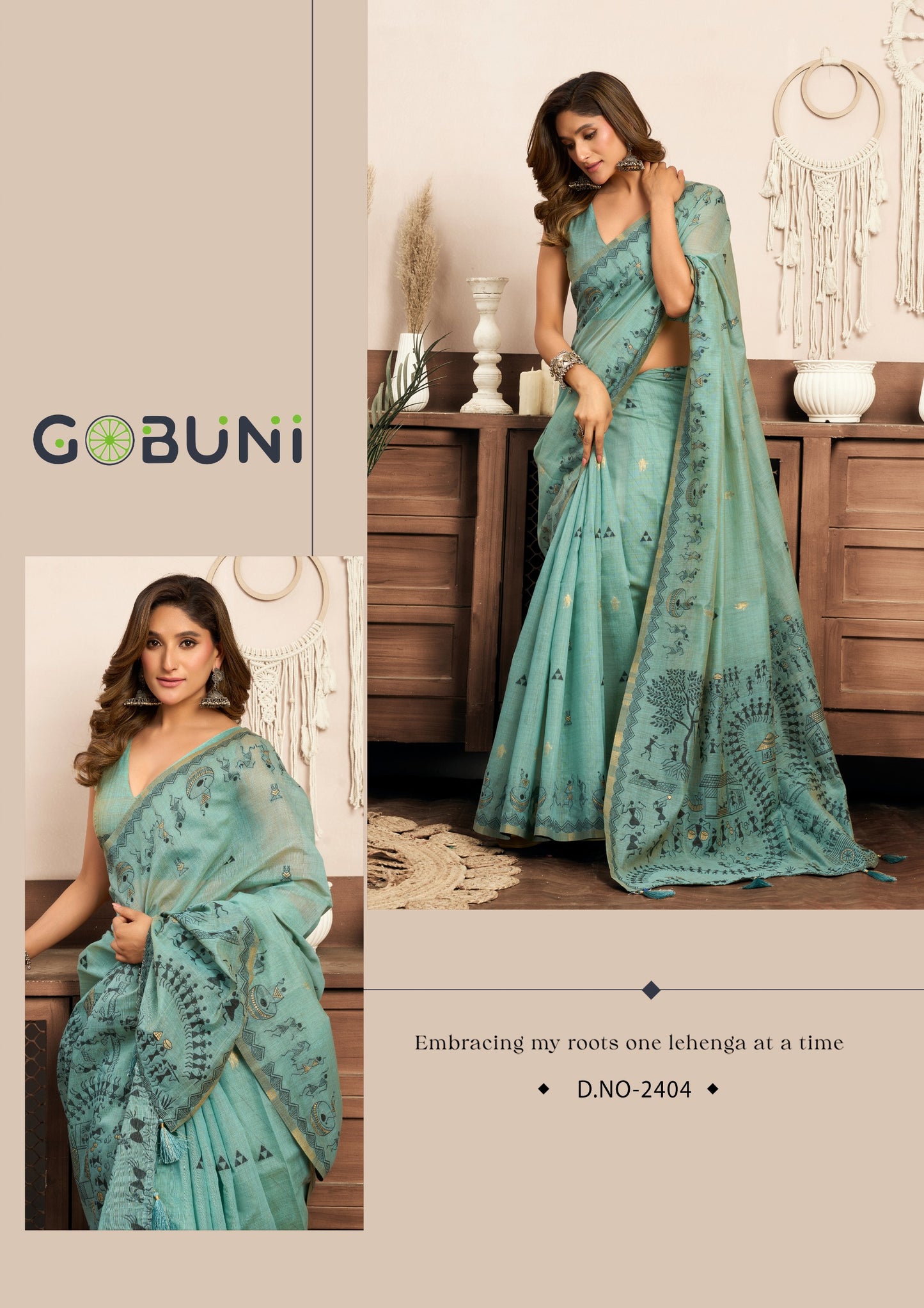 2404 Sowmya Gobuni Modal Sarees