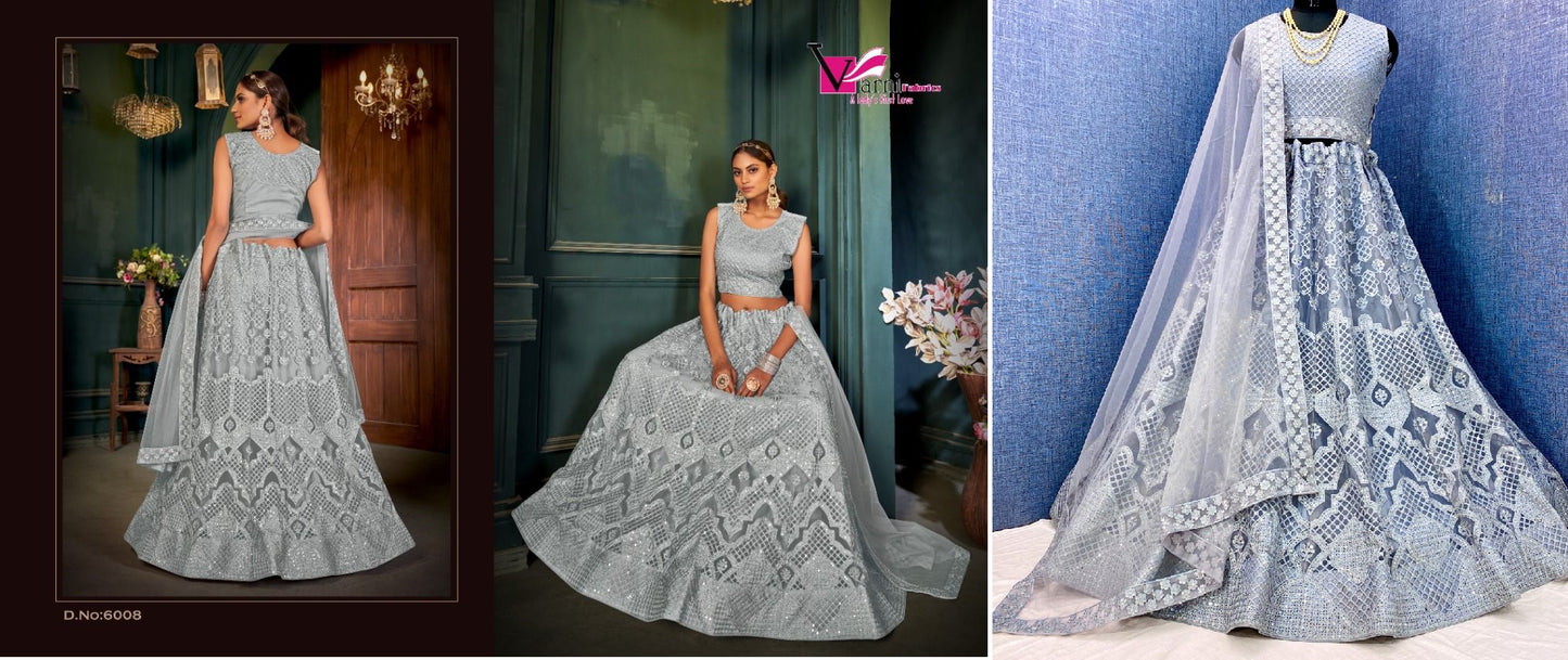 6008 Nafeesa Vol 2 Varni Fabrics Lehenga Choli