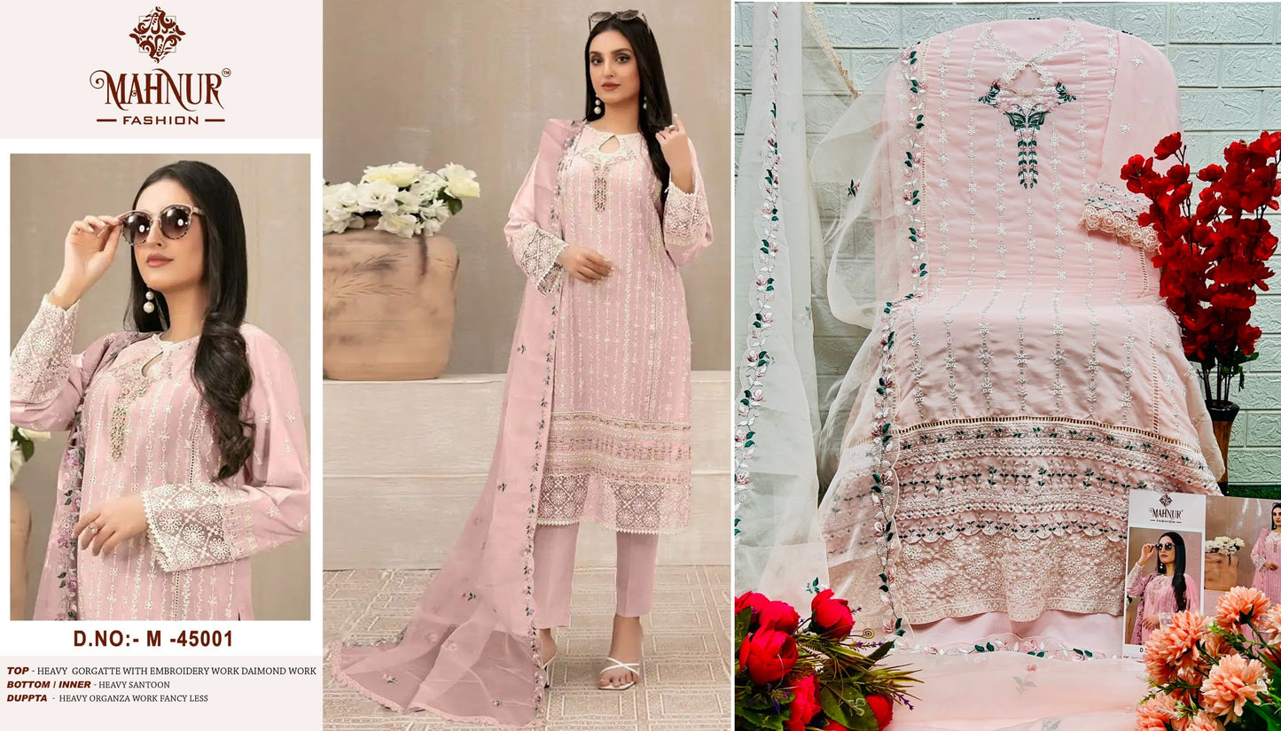 45001 Vol 45 Mahnur Pakistani Salwar Suits