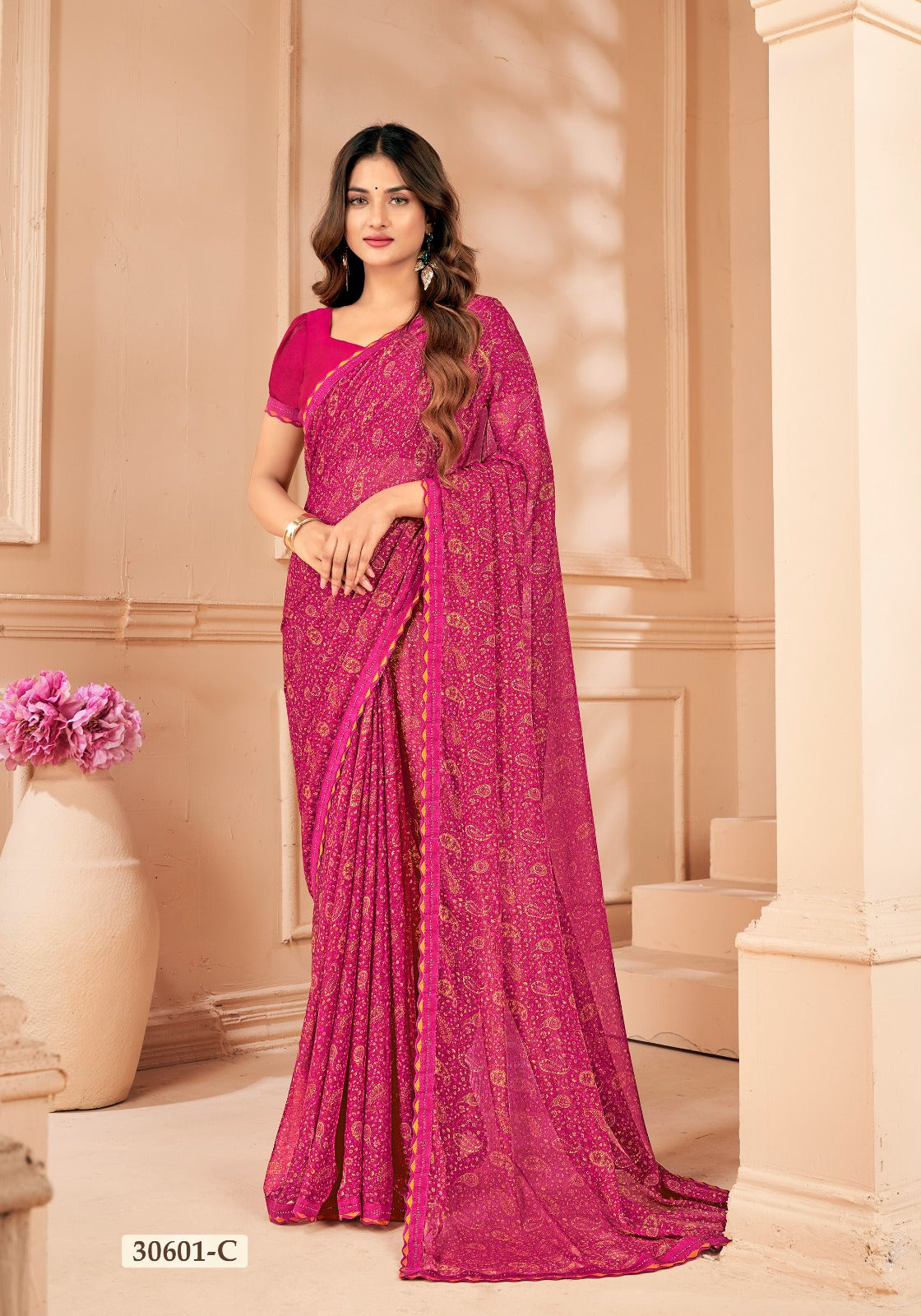 30601C Vanilla Ruchi Sarees