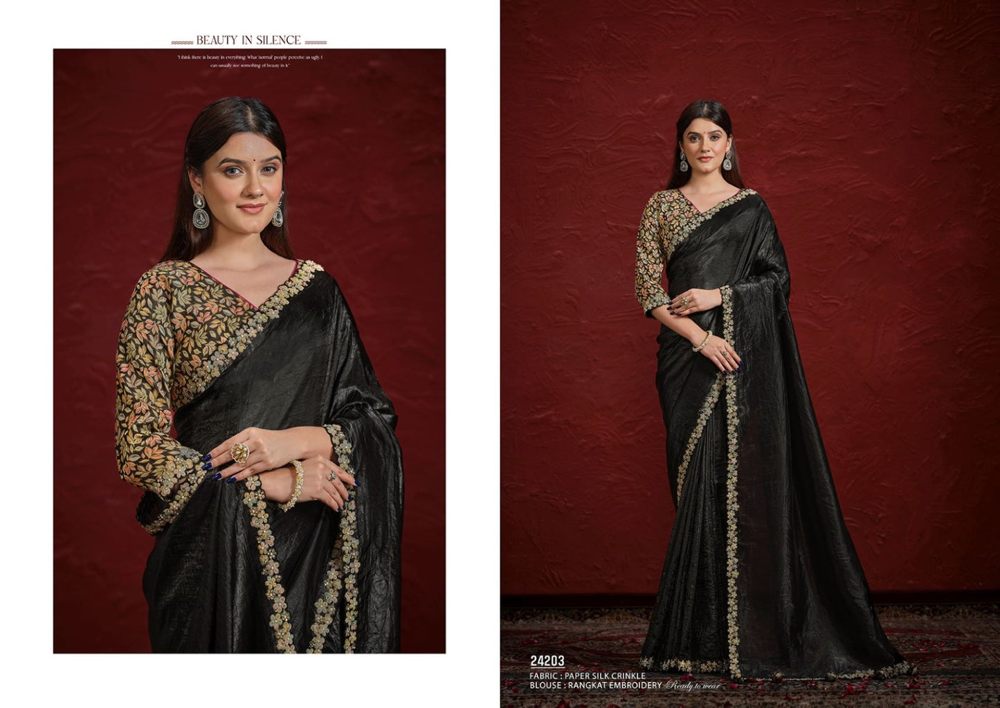 24203 Moh-Manthan Mahotsav Crush Sarees
