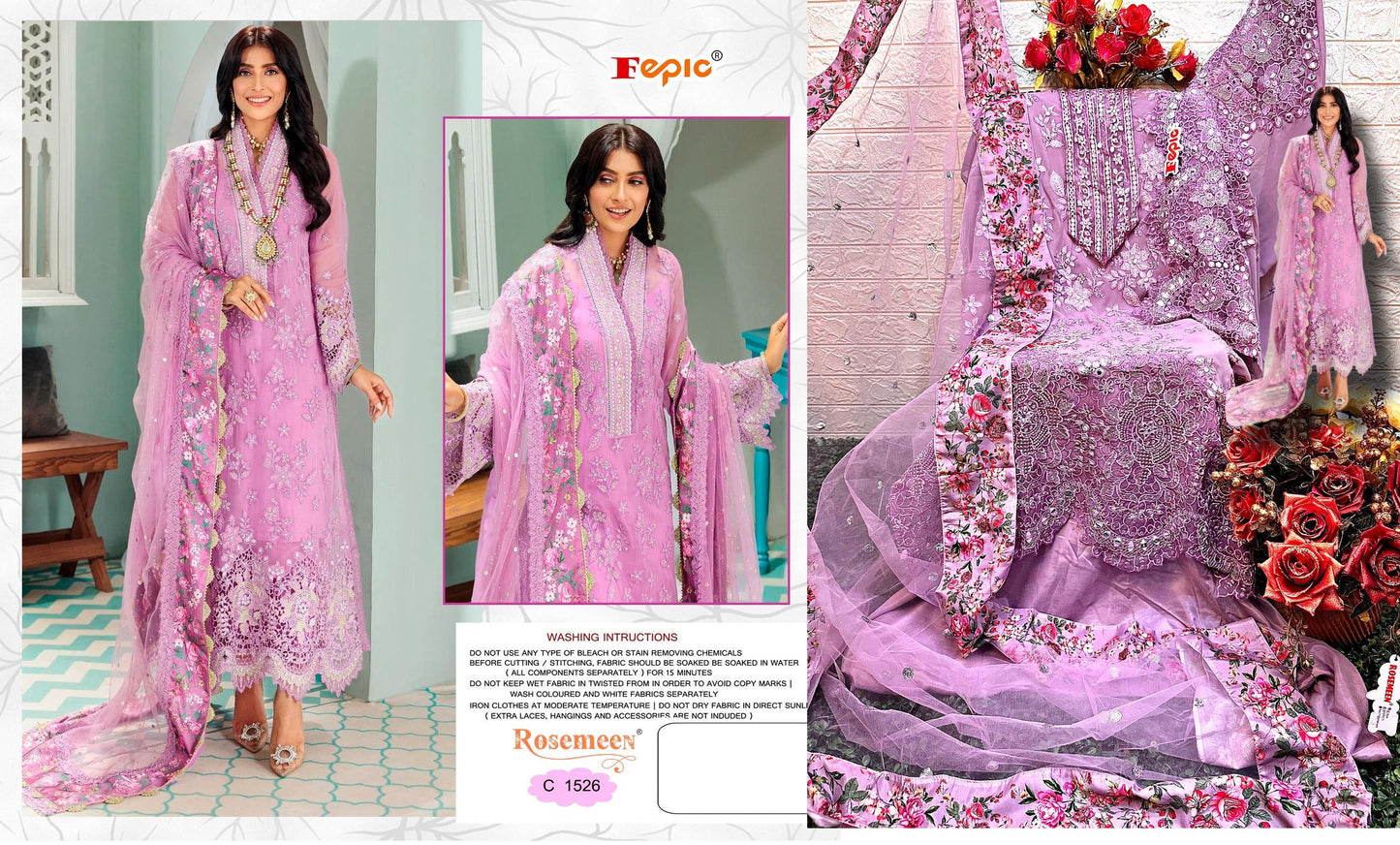 C-1526 Fepic Pakistani Salwar Suits