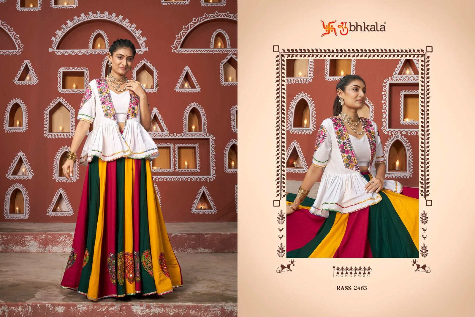 2463 Raas Vol 17 Shubhkala Viscose Chaniya Choli