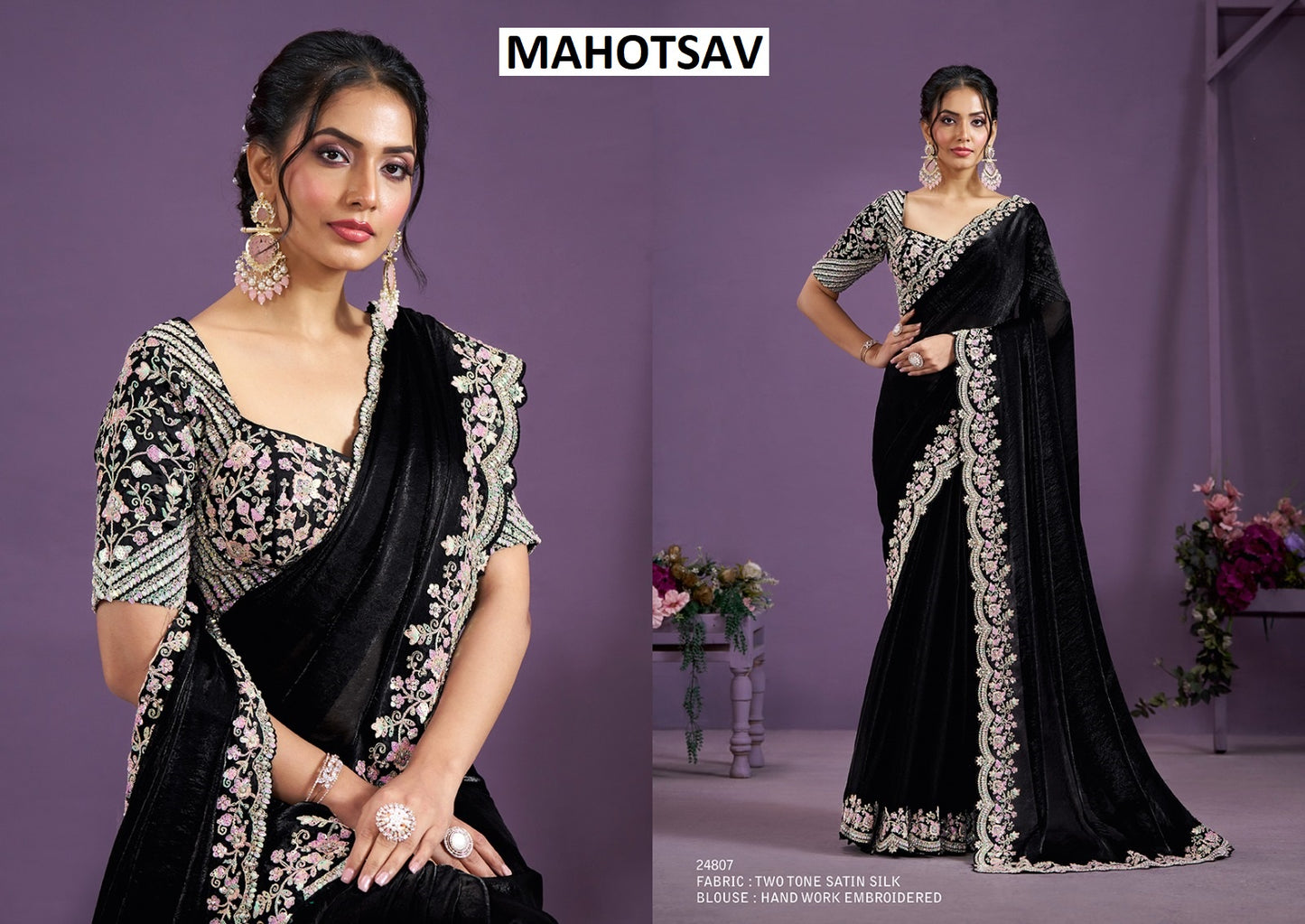 24807 Moh-Manthan Advaya Mahotsav Handwork Sarees