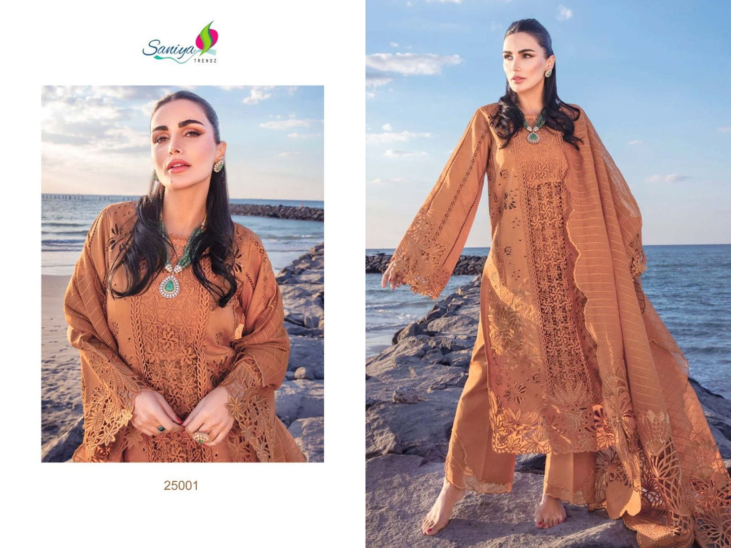 25001 Rang Rasiya Vol 25 Saniya Trendz Embroidery Pakistani Salwar Suits