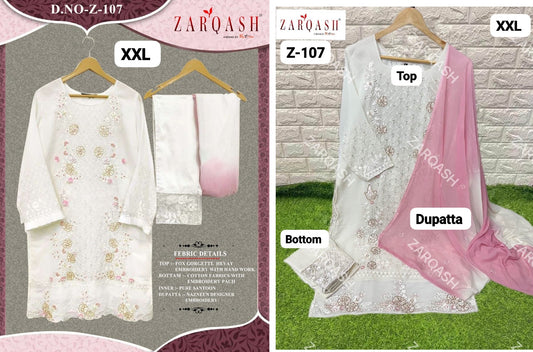 107 Zarqash Pakistani Readymade Suits