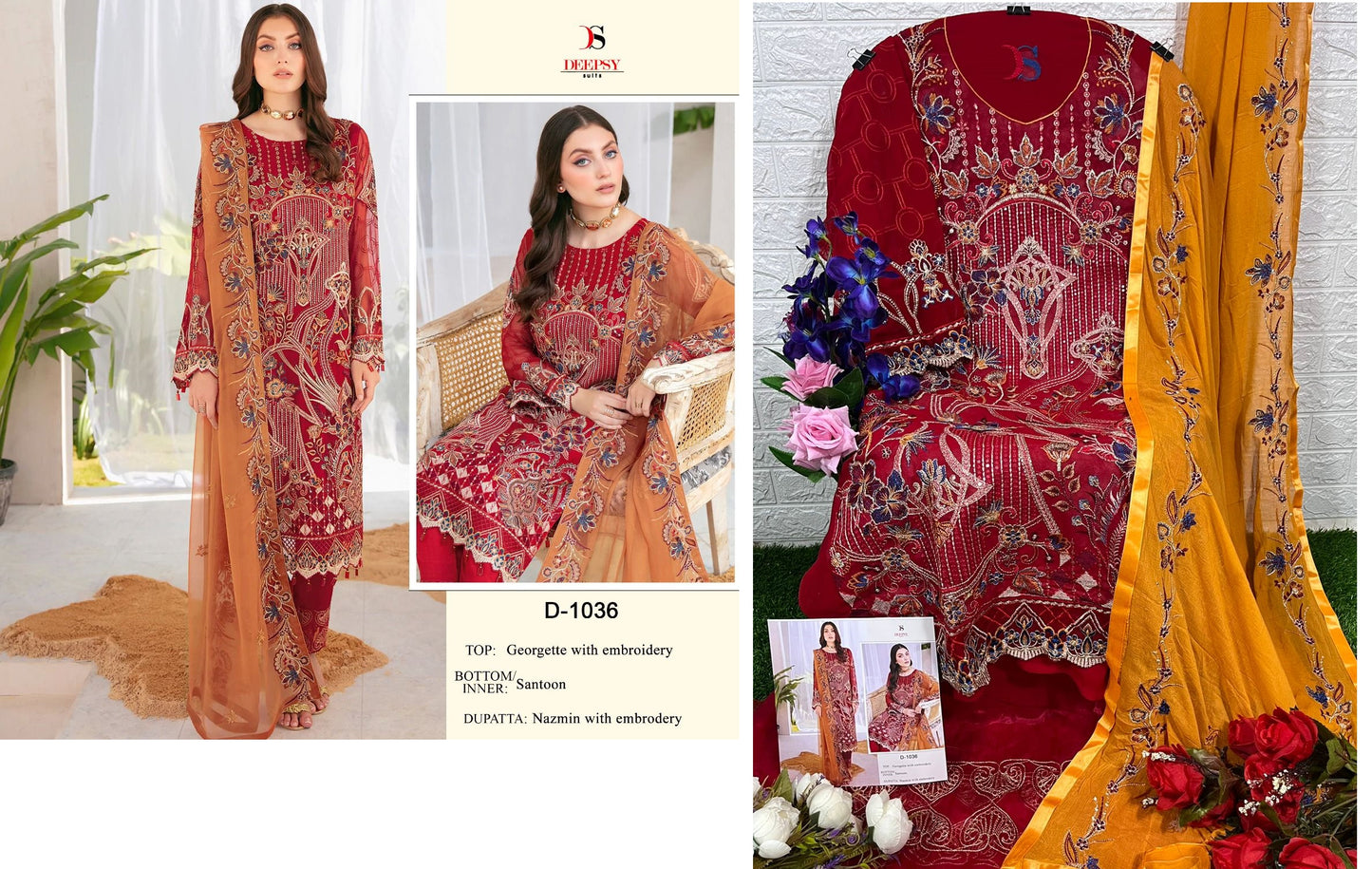D-1036 Deepsy Pakistani Salwar Suits