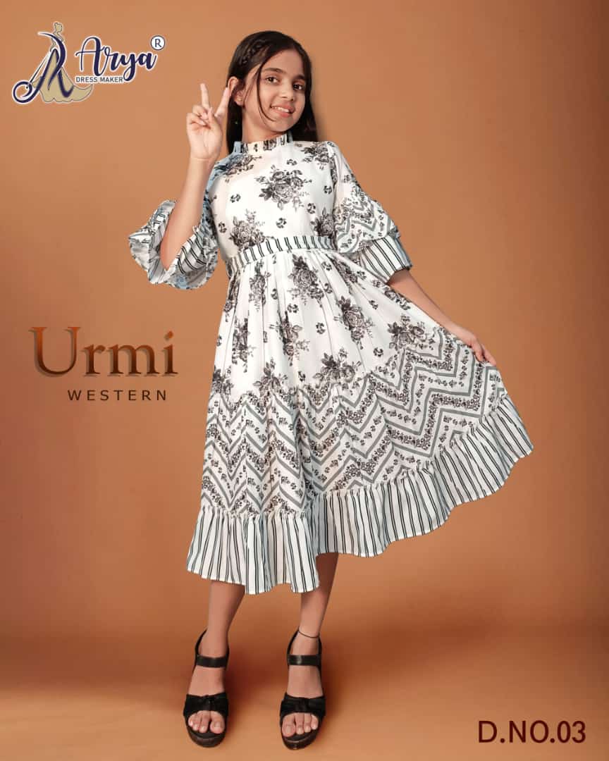 Urmi 03 Adm Girls Western Dress