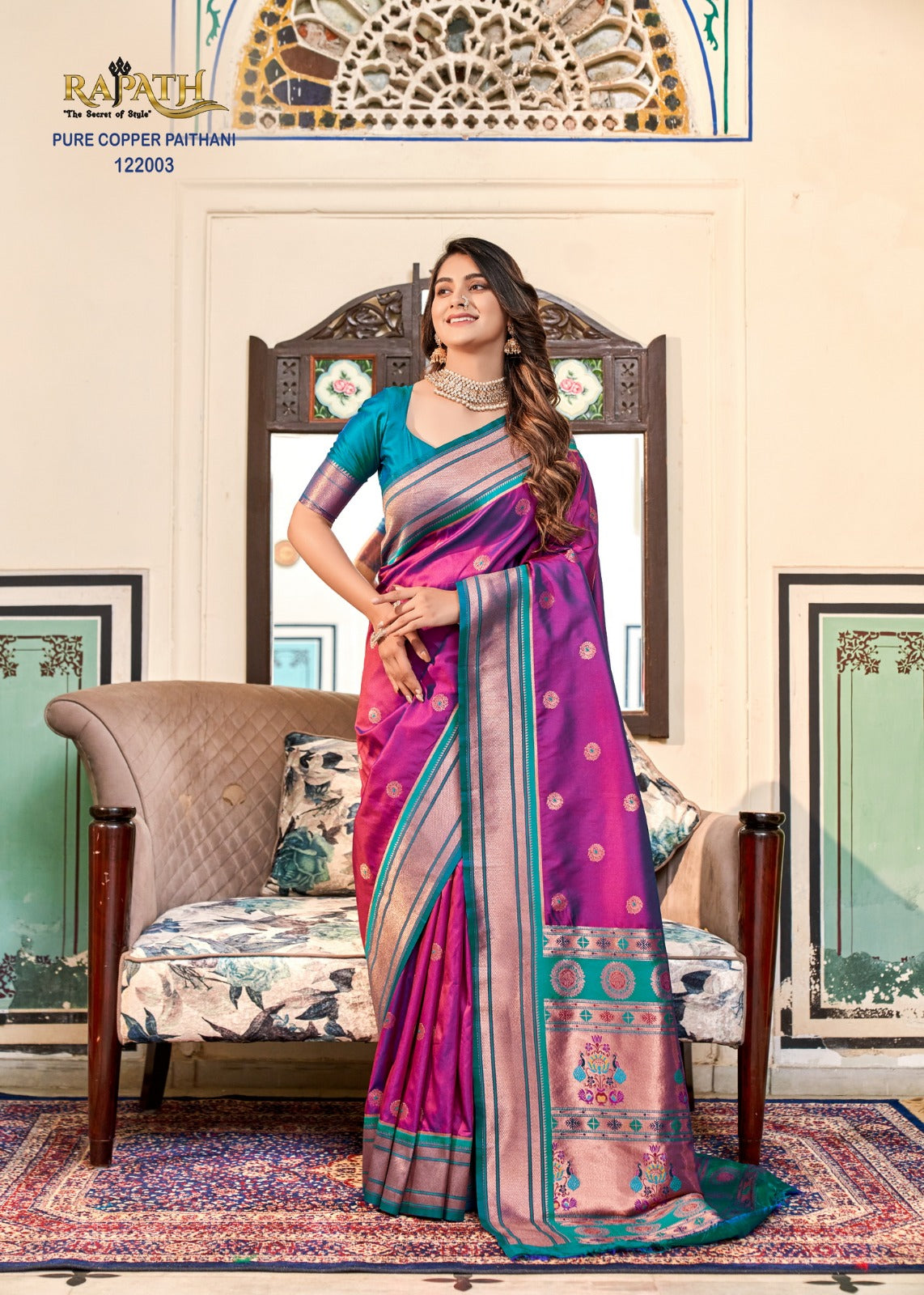 122003 Nitya Paithani Rajpath Sarees